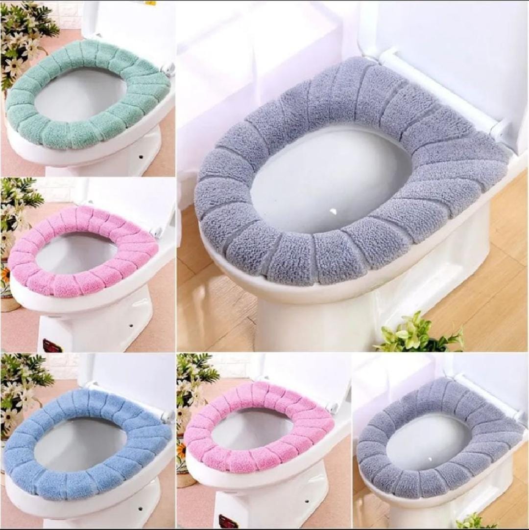 Universal Warm Soft Thickened Seat Cover Washable Home Toilet Seat Cover With Cushion