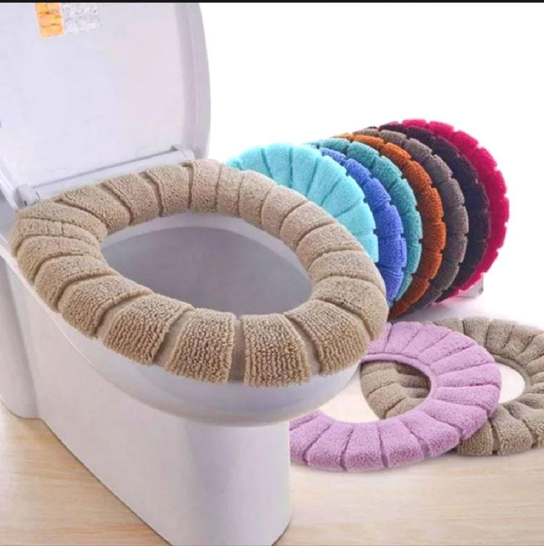 Universal Warm Soft Thickened Seat Cover Washable Home Toilet Seat Cover With Cushion