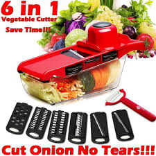 New 6 In 1 Mandoline Slicer Vegetable Cutter