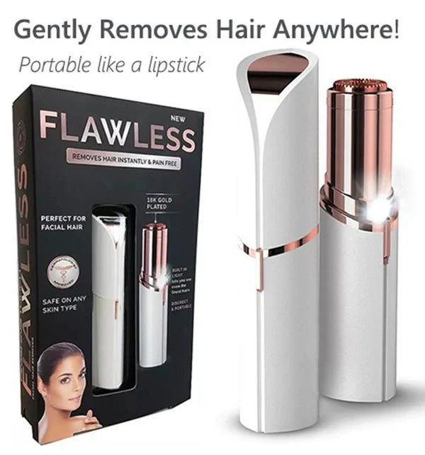 Rechargeable Flawless Hair Remover Beauty Product Handheld Easy To Use