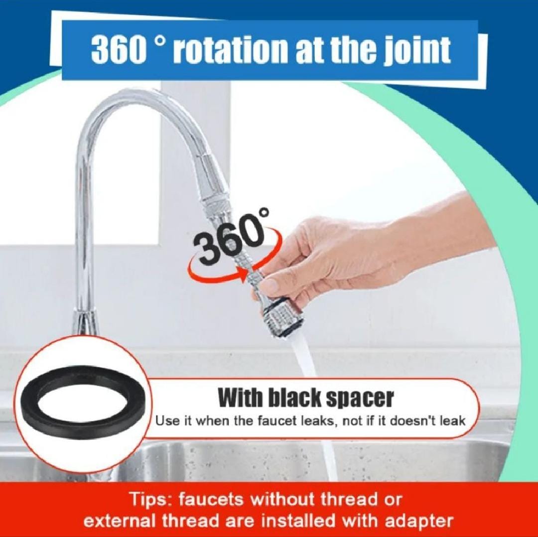 Turbo Flex splash 360 degree swivel tap water filter nozzle bathroom faucet, Kitchen Faucet Shower filter head water saving
