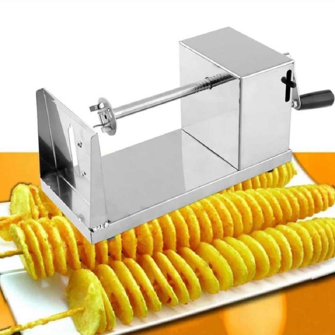 Potato Spiral Cutter Potato Slicer Potato Tornado Slicer Tornado Potato machine Spiral Twister Potato Chips Slicer Vegetable Cutter Cutting Machine