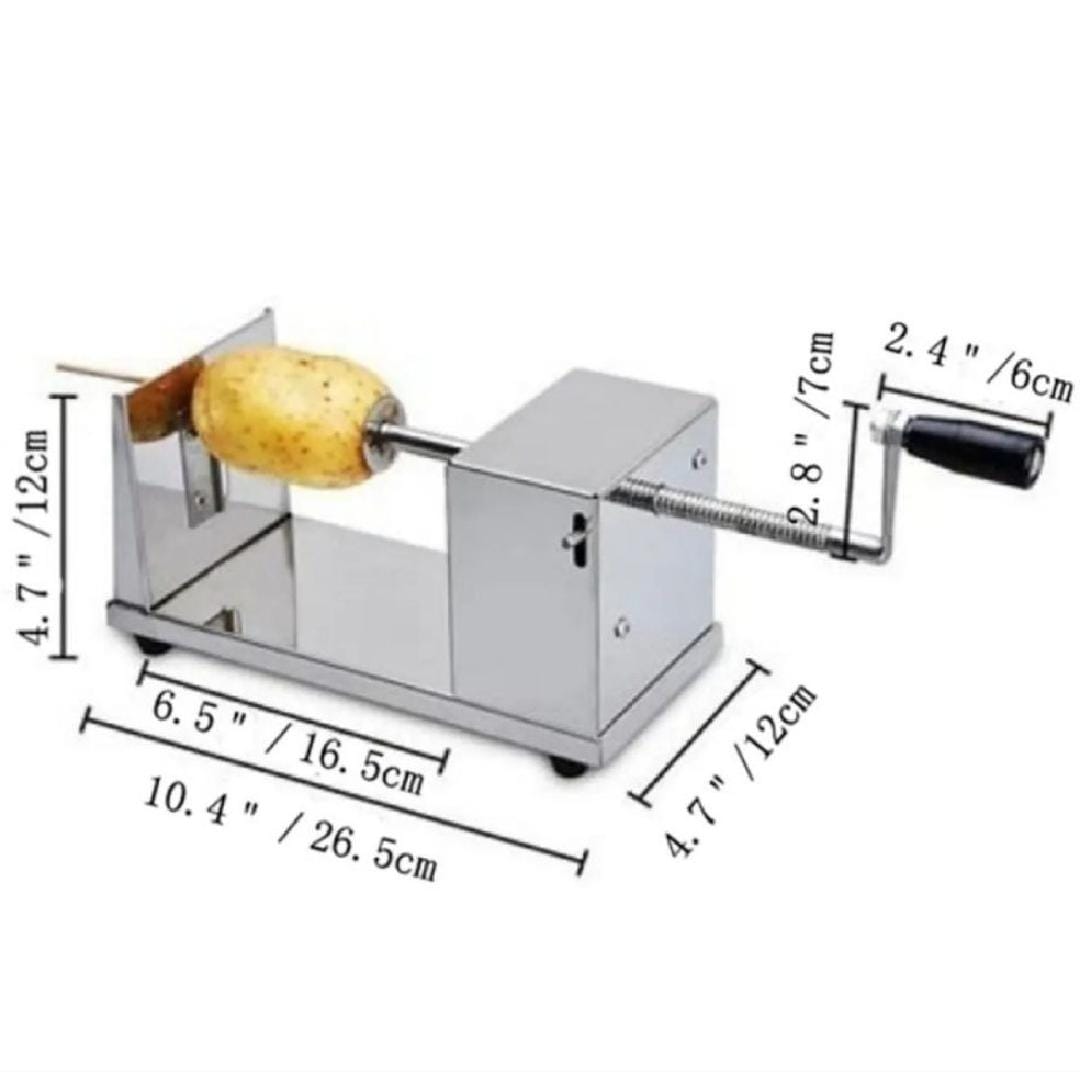 Potato Spiral Cutter Potato Slicer Potato Tornado Slicer Tornado Potato machine Spiral Twister Potato Chips Slicer Vegetable Cutter Cutting Machine