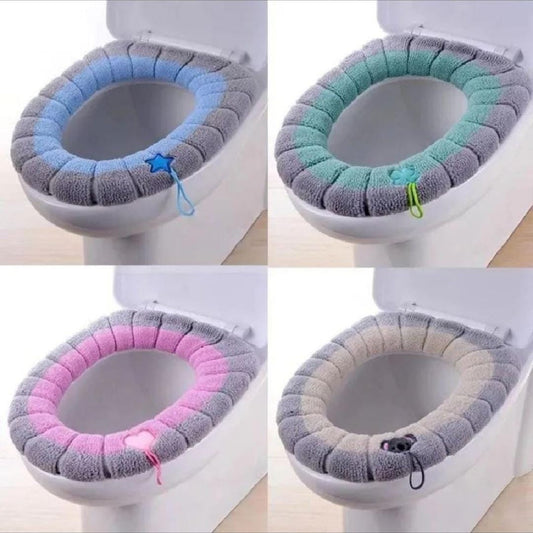 Universal Warm Soft Thickened Seat Cover Washable Home Toilet Seat Cover With Cushion