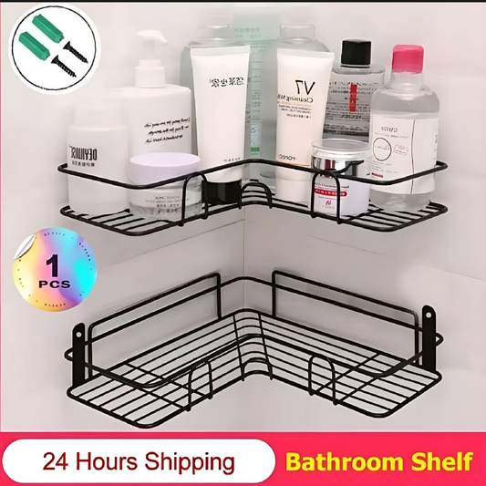 Metal Corner Rack For Bathroom & Kitchen Storage