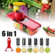 New 6 In 1 Mandoline Slicer Vegetable Cutter