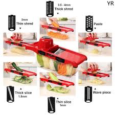 New 6 In 1 Mandoline Slicer Vegetable Cutter